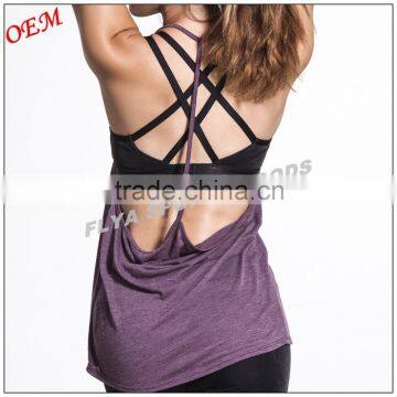 Oem Manufacturer gym tank top with fitness clothing for women