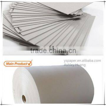 Double side grey board manufacturer/ rolling paper factory