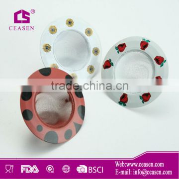 Stainless steel mesh sink strainer