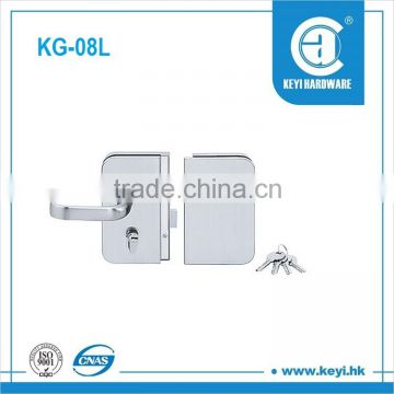 Factory delivery price KG-08L Bilateral glass /frameless glass door lock on sale in China