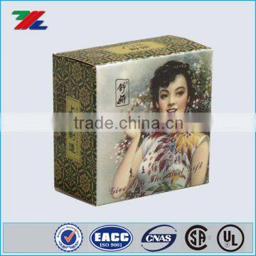 Artistic paper box for soap packing