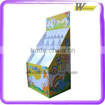 toy shop new design cardboard display shelf for cartoon toy