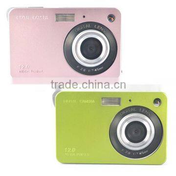 popular gift of christmas digital camera's manufacturer 5 MP 2.7 inch TFT LCD rechargeable digital camera bettery USB 2.0