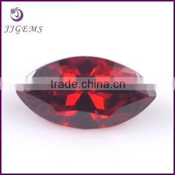 synthetic garnet zircon gems loose marquise glamour cz