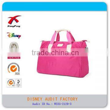 XF-090094 quanzhou manufacturers foldable nylon trolley travel bags