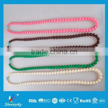 Food Grade Silicone Nursing Teething Necklace Wholesale For Mum And Baby photo-6