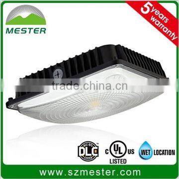 China shenzhen ul cul DLC listed LED Canopy light lighting lights 5 years warranty