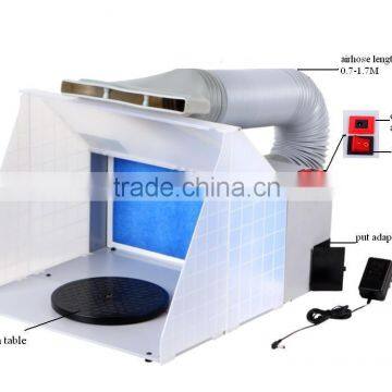 Professional Model Color Painting Upgrade Craft Hobby Airbrush Spray Booth With Led photo-3