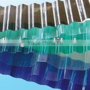 UV protected Polycarbonate corrugated Sheet