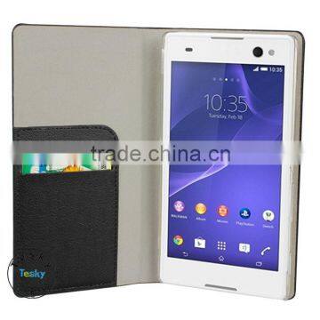 FOR SONY C3 CASE,ULTRA SLIM FLIP COVER CASE FOR SONY C3 C2502 C2533