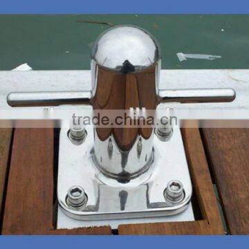 Marina cable corner mooring cleat