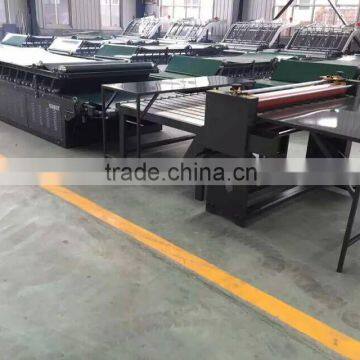 New manual flute laminator machine for corrugated cardboard making