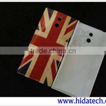 UK Flag Cover Case For Sony Xperia P LT22i Nypon Phone Case,IMD Phone Case for Xperia P LT22i