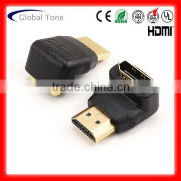 GT3-11P19B HDMI A male to HDMI A female adaptor 90deg angle type