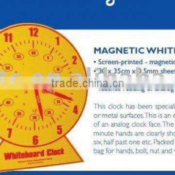 Magnetic Teaching Aid Magnetic Whiteboard Clock