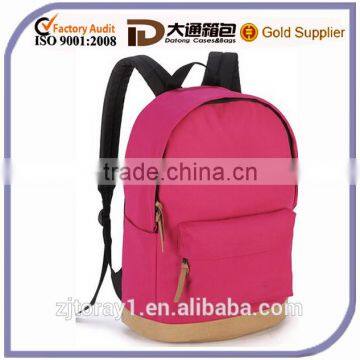 China fashion girls high school backpack