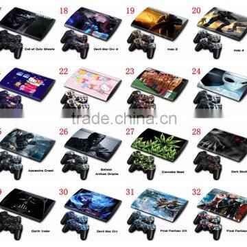 Vinyl Decal Skin Sticker for PS3 Super Slim for PS3 Slim 4000 and 2 Controller Skins Resident Evil Umbrella