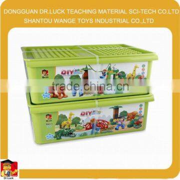 ABS toy bricks set animal toy building blocks compatible to Duplo