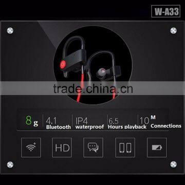 Ear Hook Bluetooth Headphone, Unique Neck Strap Design Wireless Waterproof Bluetooth Headphone photo-2