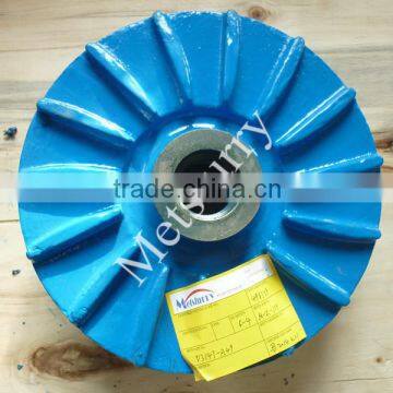 WEAR RESISTANCE CENTRIFUGAL HORIZONTAL SLURRY PUMP IMPELLER