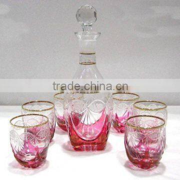 Glass Wine Set