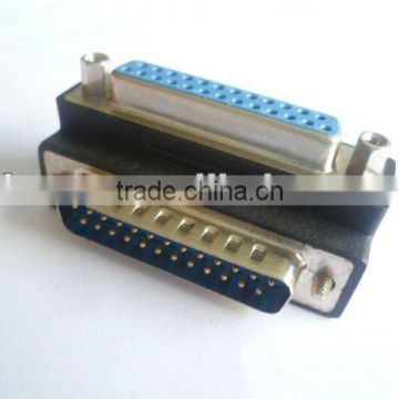 DB15M to DB15F angled adapter