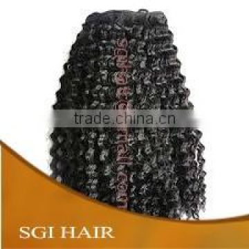 brazilian remy human hair kinky curly weave