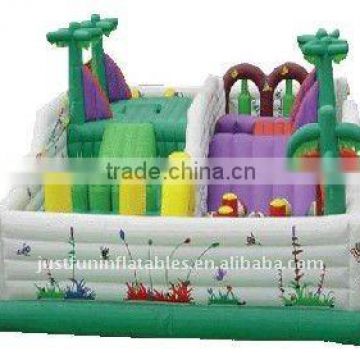 2013 hot sale inflatable bouncer and slide city