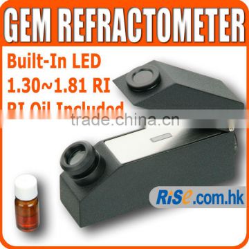 Gemology Gemstone LED 1.3~1.81 RI Oil Light Gemological Gem Refractometer