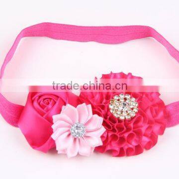Double Elegant Flowers Elastic Pony Hair Bands Hair Accessories for Dreadlocks photo-4