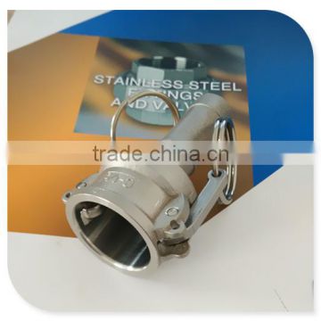 1/2" Type C Coupler,SS Cam and Groove Female Coupler x Hose Shank