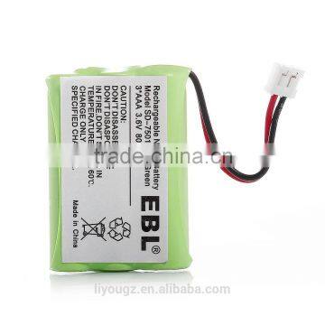 EBL 3.6V AAA*3 800MAH NiMH Rechargeable Cordless Phone Battery for Motorola MD-4260 MD-7101 MD-7501