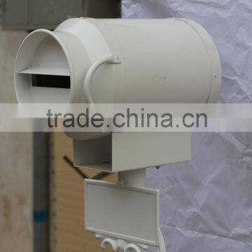 Foshan JHC-1043B Post Mounted Aluminum Mailbox/Milk Barrel Design Decorative Letterbox/Outdoor Standing Postbox