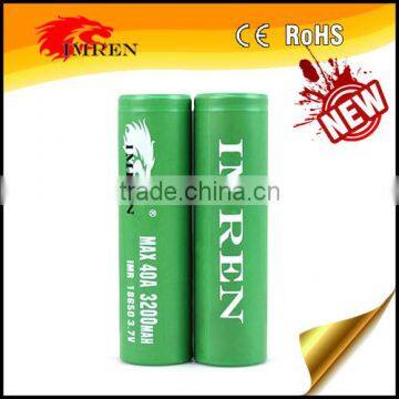 Wholeprice IMREN 3200mah 3.7v 18650 Battery 18650 3200mah 40a Electric Car Battery 18650 40a