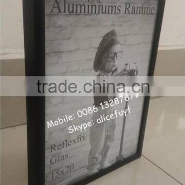 Wholesale black matt metal aluminum photo picture frame