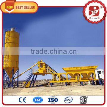 Low price iran mobile concrete mixing station model YHZS35 JIANXIN BRAND