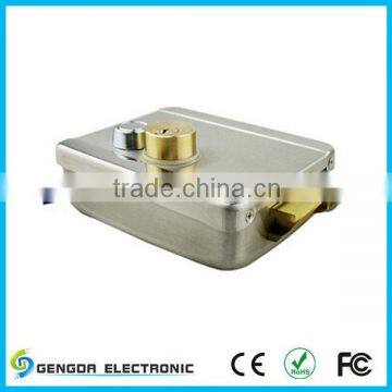 Self Locking Double Heads 12V Safety Keys Inward Electronic Door Lock photo-3