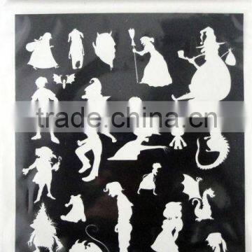 glow in the dark sticker decorate sticker for promotion