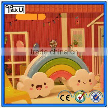 Colourful rainbow shaped kid night lamp