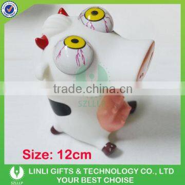Soft PVC Pop Eyed Animal Toy