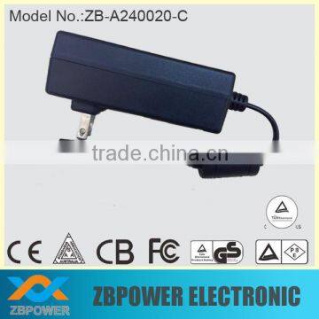 24V 48W ac/dc switching power supply UL CE GS PSE aprroval