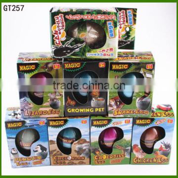 Hot Fashion Inflate Growing Animals Eggs Funny Plastic Dinosaur Eggs