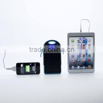 Express With Scilicon Cover 12000mAh Solar mobile power bank waterproof wireless charger