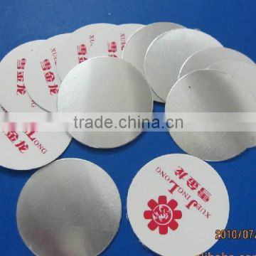 Aluminum foil seal liner for Chocolate paste