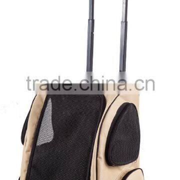 Rolling Backpack Luggage on Wheels with mat