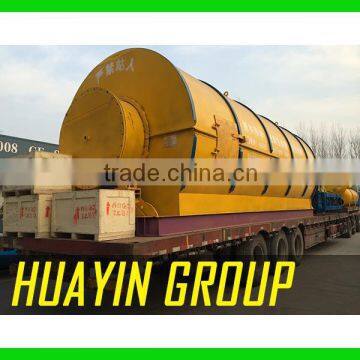 Re-use pyrolysis oil for heating Plastic bottle cap to fuel oil plant