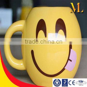 Emoji Smile Face Mugs Drinkware Ceramic China Cup Mugs Gifts photo-5