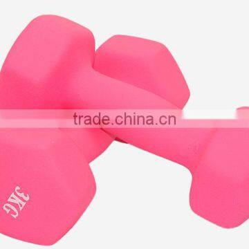 Vinyl neoprene dumbbell for gym