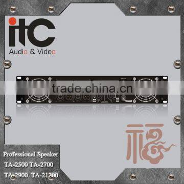 ITC TA Series Stereo Bridge Parallel Supported Internal Sound Processor 2 Channel Power Amplifier Professional photo-3