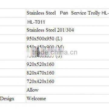 Convenient Kitchen GN Pan Tray Dish Trolley With Stainless Steel for Commercial Industrial Hotel Restaurent photo-2